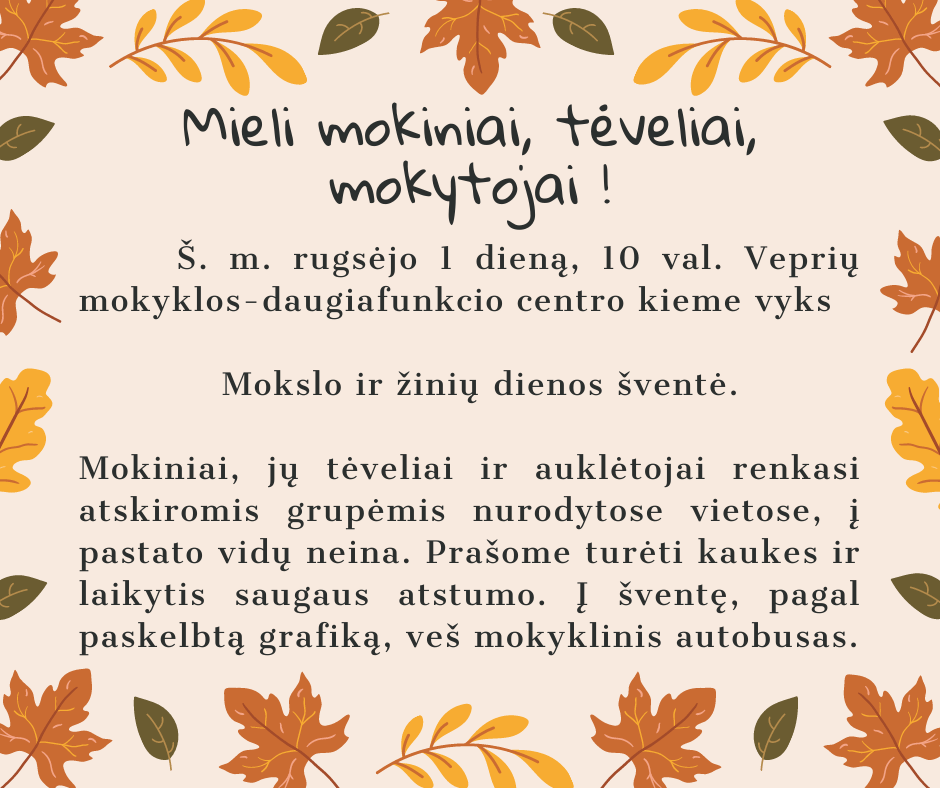 mieli mokiniai teveliai mkytojai 2