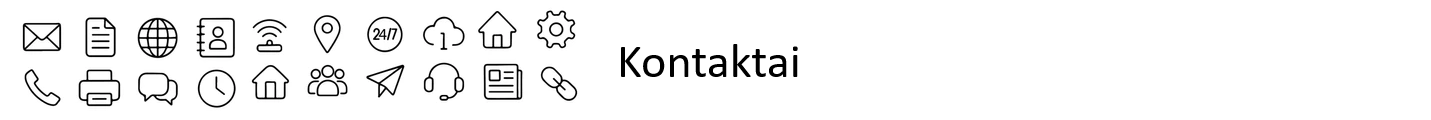 Kontaktai