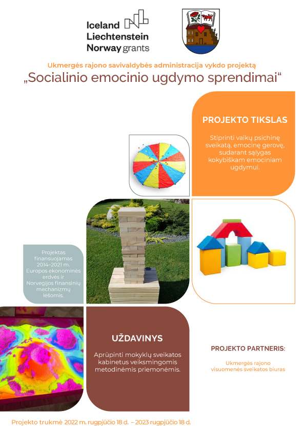 projektas soc emoc ugdymo sprendimai